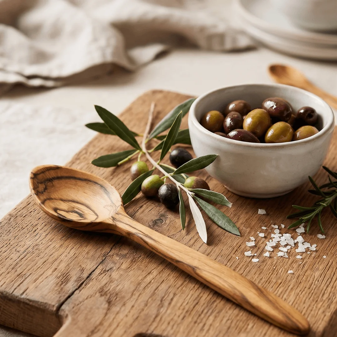 Doğal Zeytin Ağacı Ahşap Kaşık